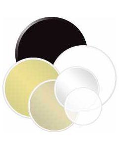 PHOTOFLEX LiteDisc / Hvit-SoftGull /  Ø-107 cm